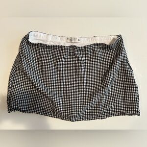 Gingham skirt